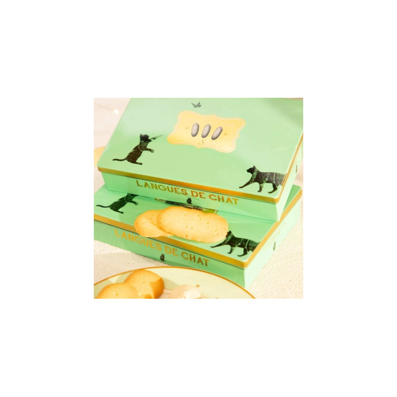 boites de langues de chat patisiere